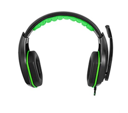 Зображення 3 Навушники Gemix X-350 Black/Green поворотна