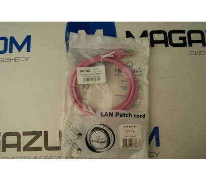 Зображення 2 Патч-корд кручена пара Cablexpert PP12-1M/RO UTP Cat.5e (1 м) pink