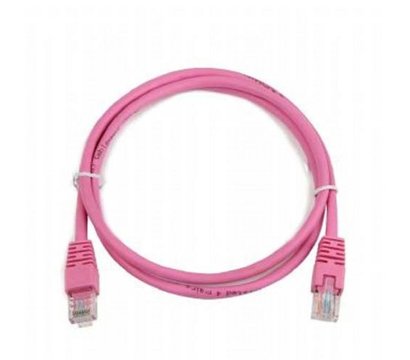 Изображение 2 Патч-корд витая пара Cablexpert PP12-0.5M/RO UTP Cat.5e (0.5 м) pink