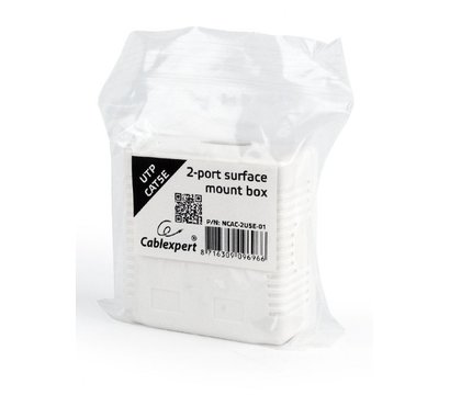 Изображение 2 Розетка Cablexpert NCAC-2U5E-01