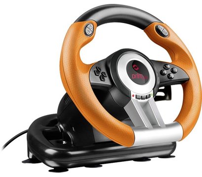 Зображення 3 Ігрове кермо SpeedLink Drift O. Z. Racing Wheel — SL-6695-BKOR-01