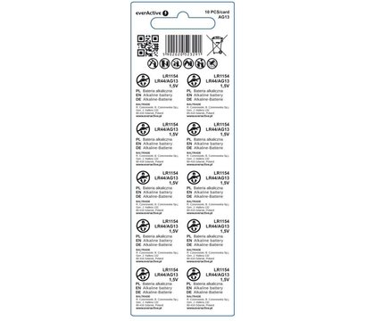 Зображення 2 Батарейка everActive LR44 BL 10шт