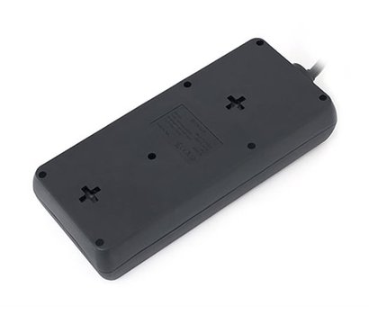 Изображение 3 Сетевой фильтр REAL-EL RS-8 Protect 3.0m Black EL122300022 8 розеток