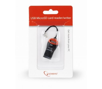 Изображение 4 Картридер Gembird FD2-MSD-3 Black