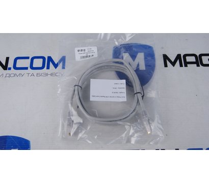 Зображення 2 Патч-корд кручена пара Tcom UTP Cat.5e (2 м) grey