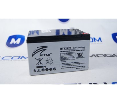 Изображение 2 Свинцово-кислотный аккумулятор Ritar RT12120, 12V 12.0Ah, Емкость (Ач): 12 Ач