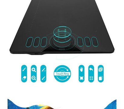 Зображення 2 Графічний планшет Huion HS610 + glove