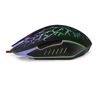 Зображення 2 Миша Esperanza MX211 Lightning USB Black/Multicolor — EGM211R