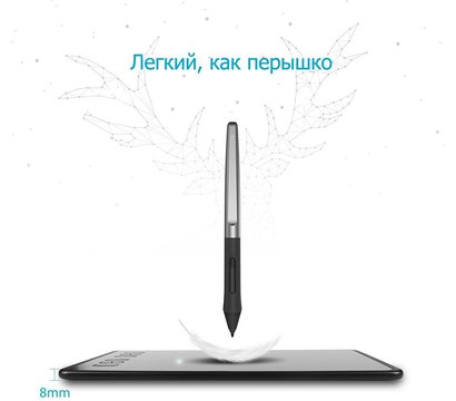 Зображення 3 Графічний планшет Huion H640P + glove
