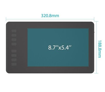 Зображення 3 Графічний планшет Huion Inspiroy H950P + glove