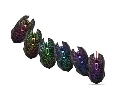 Зображення 5 Миша Esperanza MX211 Lightning USB Black/Multicolor — EGM211R