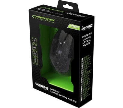 Зображення 6 Миша Esperanza MX211 Lightning USB Black/Multicolor — EGM211R