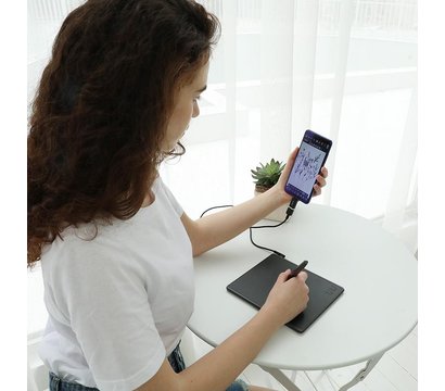 Изображение 7 Графический планшет Huion HS64 + glove