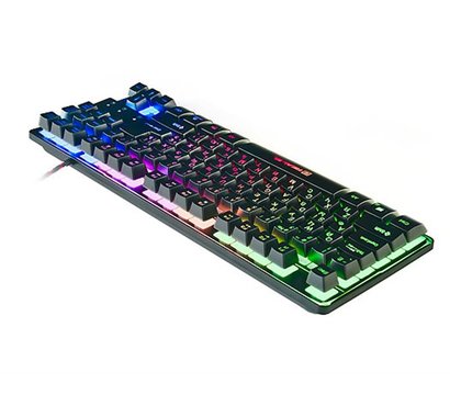 Зображення 5 Клавіатура REAL-EL Gaming 8710 TKL Backlit USB Black — EL123100030