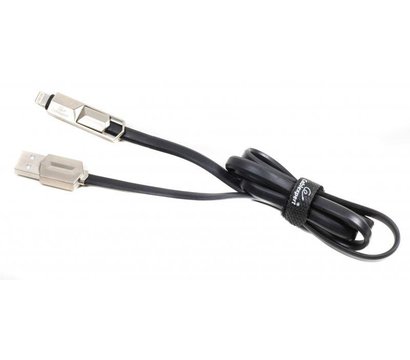Изображение 2 Кабель Cablexpert USB 2.0 BM - Lightning + microUSB, 1м, black — CCPB-ML-USB-05BK