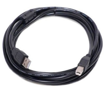 Изображение 2 Кабель PowerPlant USB2.0(AM)-USB2.0(BM), 5м, Black, one ferrite — KD00AS1227
