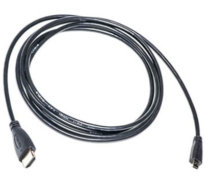 Изображение 2 Кабель мультимедийный PowerPlant HDMI-microHDMI v1.3, 2м, Black — KD00AS1242