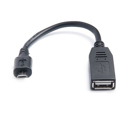 Зображення 2 Кабель REAL-EL USB2.0 OTG 0.1M Black — EL123500014