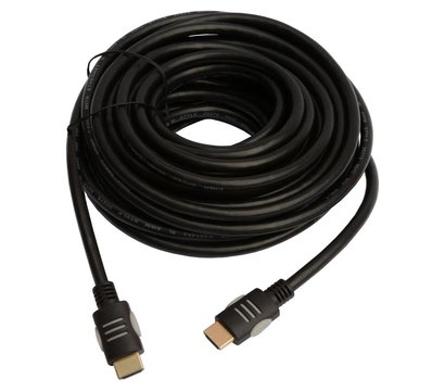 Изображение 2 Кабель мультимедийный Tecro HDMI(M)-HDMI(M) v.1.4, 7.5м Black — HD 07-50