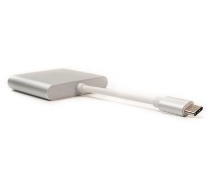 Изображение 2 Переходник PowerPlant USB Type-C White — KD00AS1306