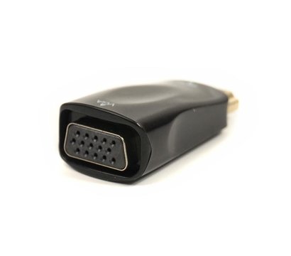 Изображение 2 Адаптер PowerPlant HDMI-VGA+Audio 0.5м, Black — CA910267