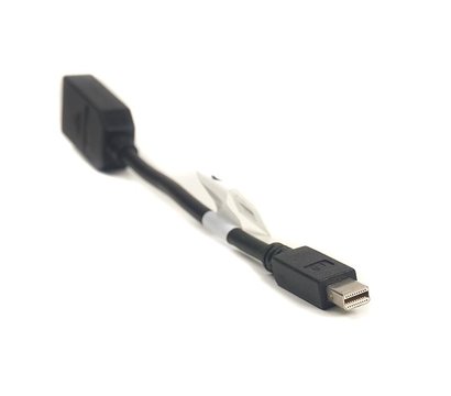 Зображення 2 Адаптер PowerPlant miniDisplayPort(Thunderbolt)-DisplayPort, 0.1 м, Black — CA910472