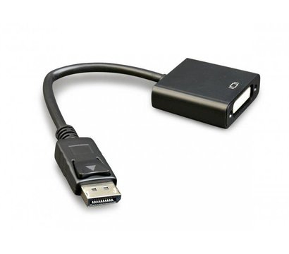 Зображення 2 Адаптер Cablexpert DisplayPort-DVI, 0.1м, black — A-DPM-DVIF-002