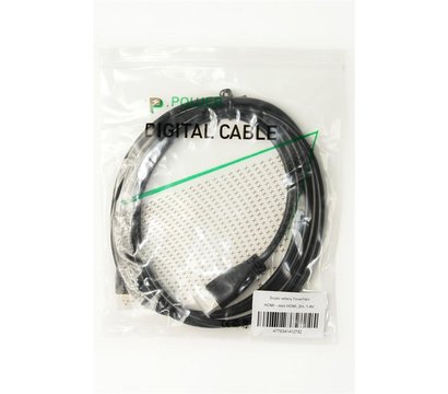 Зображення 3 Кабель мультимедійний PowerPlant HDMI-miniHDMI v1.4, 2м, Black — KD00AS1273