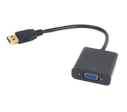 Зображення 3 Перехідник PowerPlant USB 3.0 M - VGA F — CA910380