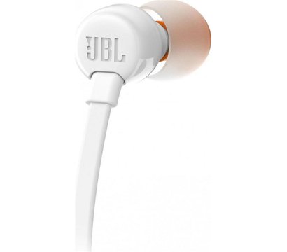 Зображення 4 Навушники JBL T110 White — JBLT110WHT вбудований в кабель