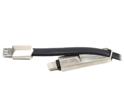 Изображение 4 Кабель Cablexpert USB 2.0 BM - Lightning + microUSB, 1м, black — CCPB-ML-USB-05BK
