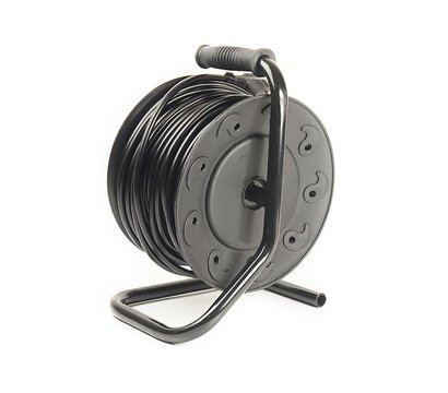 Зображення 3 Мережева котушка PowerPlant JY-2002/30 30м Black/Yellow — PPRA10M300S4 4 розеток