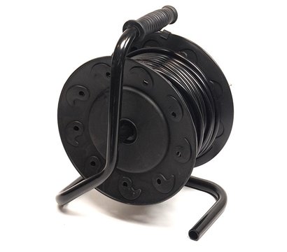 Изображение 3 Сетевая катушка PowerPlant JY-2002/20 20м Black/Yellow — PPRA10M200S4 4 розеток
