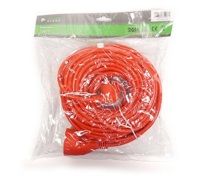 Изображение 3 Сетевой фильтр PowerPlant JY-3024/20 20м Orange — PPCA10M200S1 1 розеток, Длина шнура: 20 м
