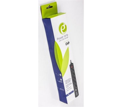 Зображення 2 Мережевий фільтр EnerGenie SPG5-U2-5 1.5 м Black 5 розеток