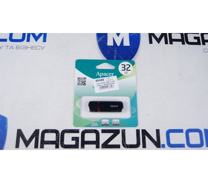 Зображення 5 Накопичувач USB Apacer AH333 USB 2.0 32Gb Black - AP32GAH333B-1