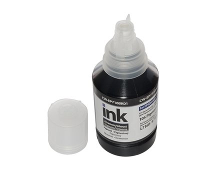Изображение 2 Чернило для принтера ColorWay для Epson L-7160/7180 Black Pigment 140мл - CW-EP716BK01