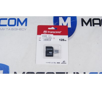 Зображення 2 Карта пам`яті Transcend 300S UHS-I microSDXC 128GB Class 10 - TS128GUSD300S-A, Обсяг пам`яті: 128 Гб