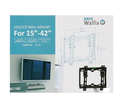 Изображение 2 Настенный ТВ кронштейн Walfix TV-20B