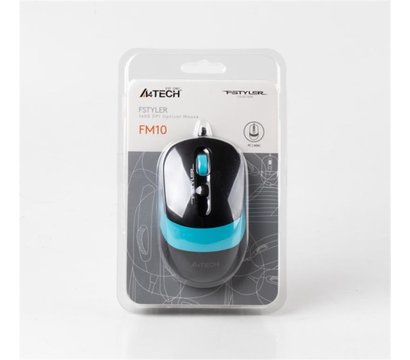 Изображение 4 Мышь A4Tech FM10 USB Black/Blue