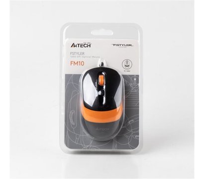 Изображение 5 Мышь A4Tech FM10 USB Black/Orange