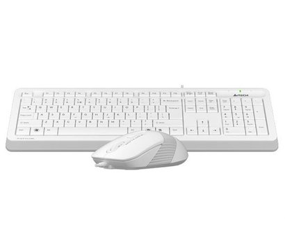 Зображення 2 Комплект мишка + клавіатура A4Tech F1010 USB White