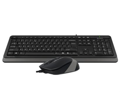 Зображення 2 Комплект мишка + клавіатура A4Tech F1010 USB Black/Grey