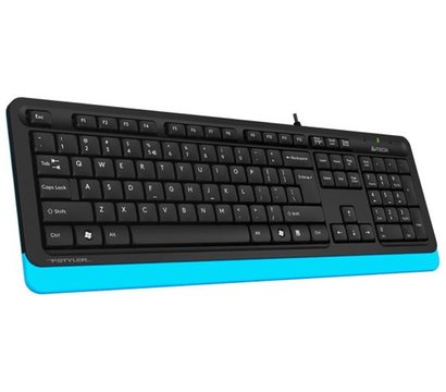 Зображення 3 Клавіатура A4Tech FK10 USB Black/Blue