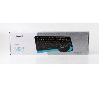 Зображення 3 Комплект мишка + клавіатура A4Tech FG1010 USB Black/Blue