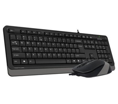 Зображення 3 Комплект мишка + клавіатура A4Tech F1010 USB Black/Grey