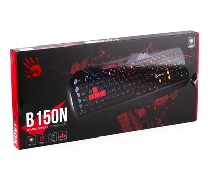 Изображение 4 Клавиатура A4Tech B150N Bloody USB Black