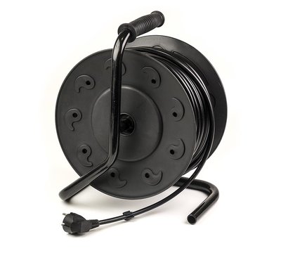 Изображение 2 Сетевая катушка PowerPlant 50м — PPRA16M50S4L 4 розеток