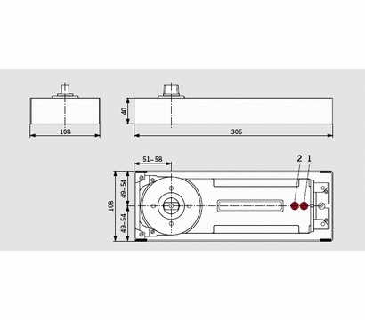 Изображение 2 Доводчик Dorma BTS 84 EN 2/3/4 HO 90 до 100 кг