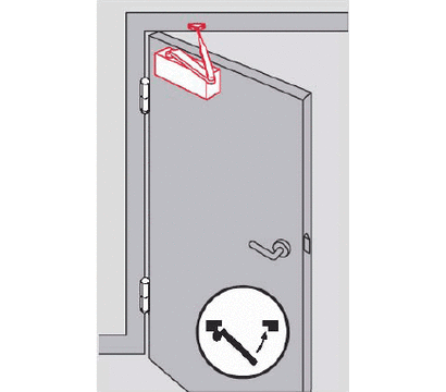 Изображение 4 Доводчик Dorma TS 72 EN 2/3/4 Grey до 80 кг, Цвет корпуса: серый